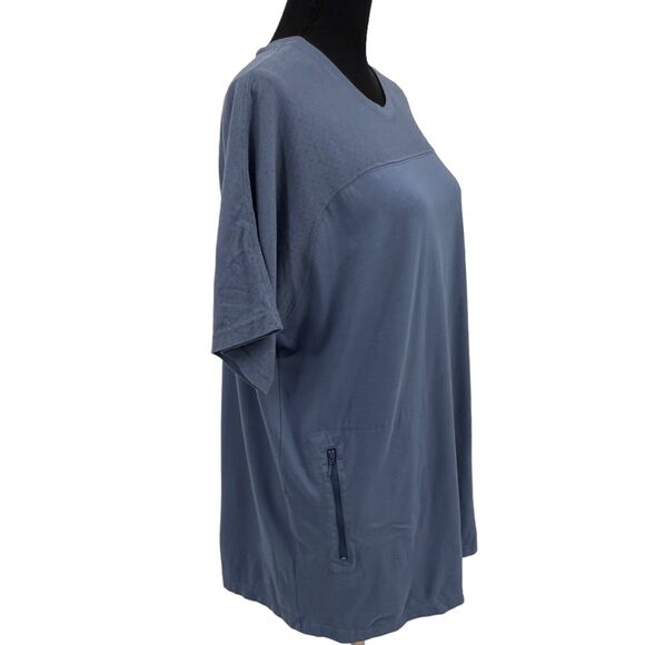 Vintage 90's Polo Sport Ralph Lauren Short Sleeve Cotton Blend Zip Pocket Shirt - Picture 3 of 6